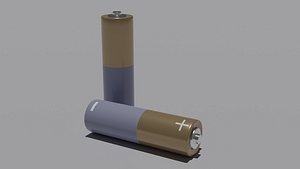 Battery with brown and grey color