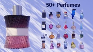Perfume Bottle Collection 50 Luxury 3D Models 3D