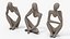 Home Decor Sculptures White Stone