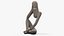 Home Decor Sculptures White Stone