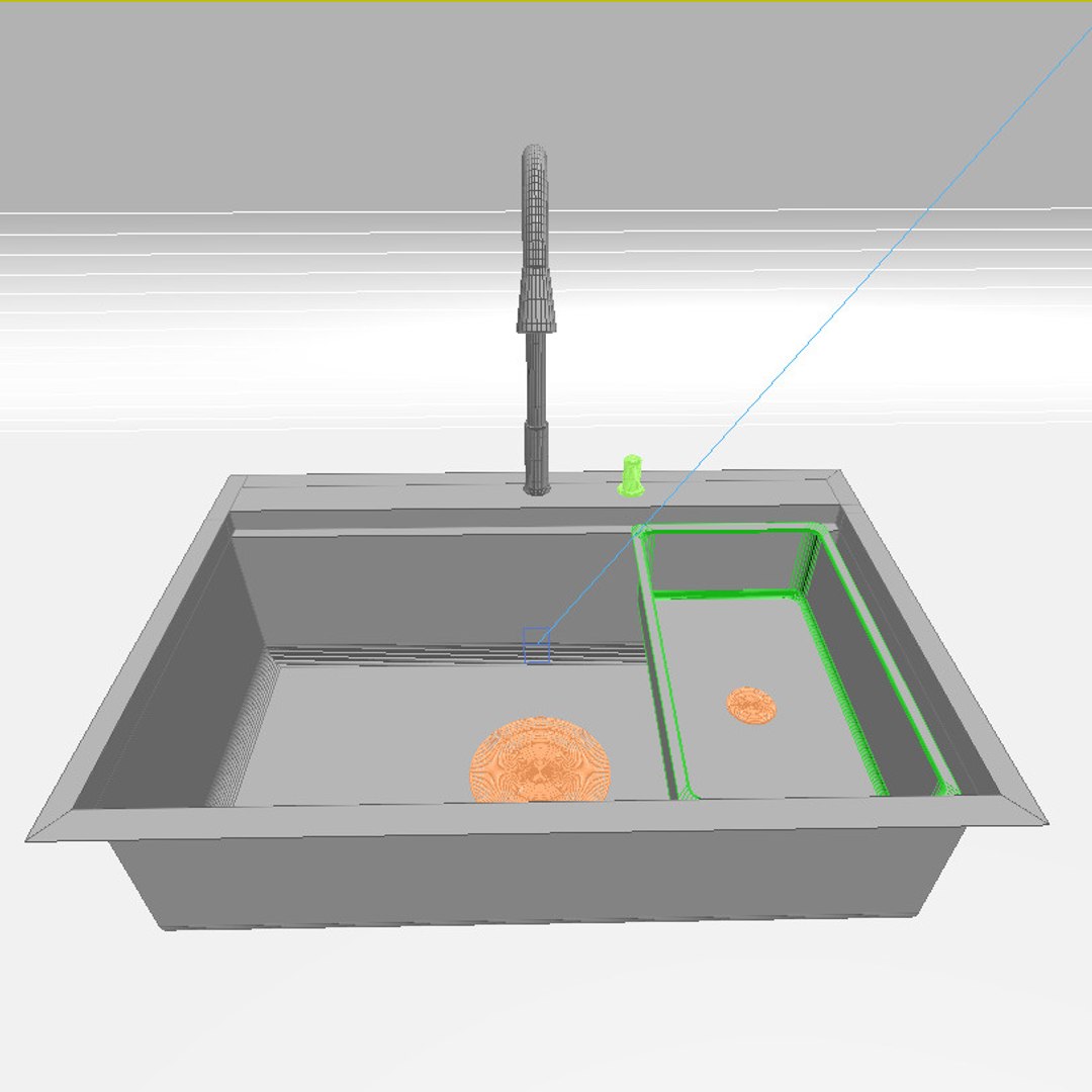 Kitchen Sink Model - TurboSquid 1873264
