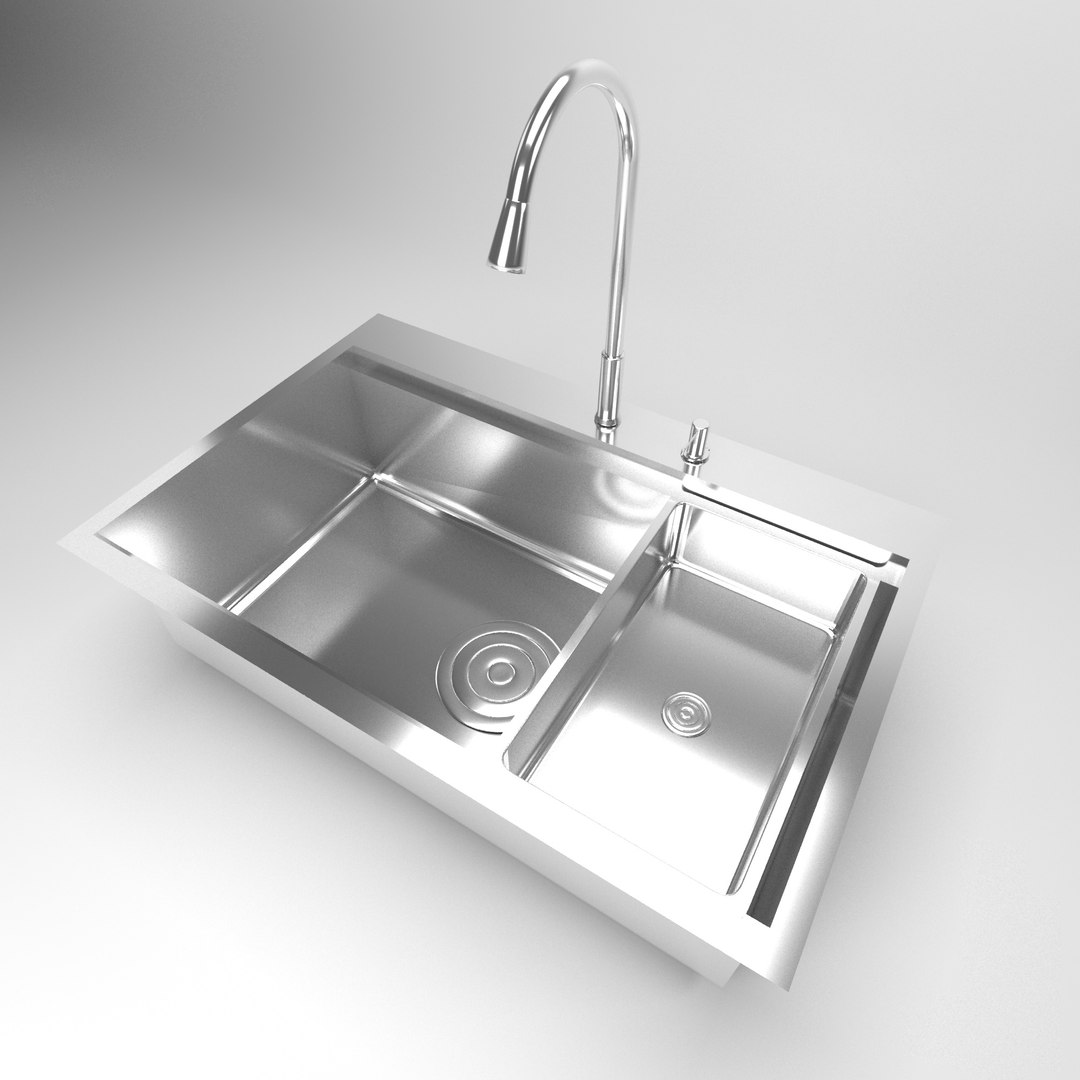 Kitchen Sink Model Turbosquid 1873264