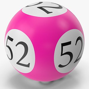 Bingo Ball 52 model