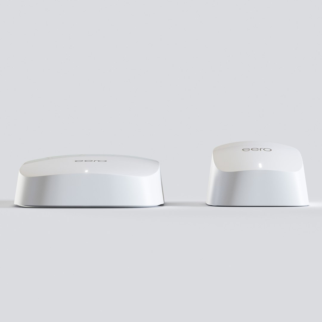 WiFi Mesh Router Amazon Eero 6 6 Pro 3D TurboSquid 1760477