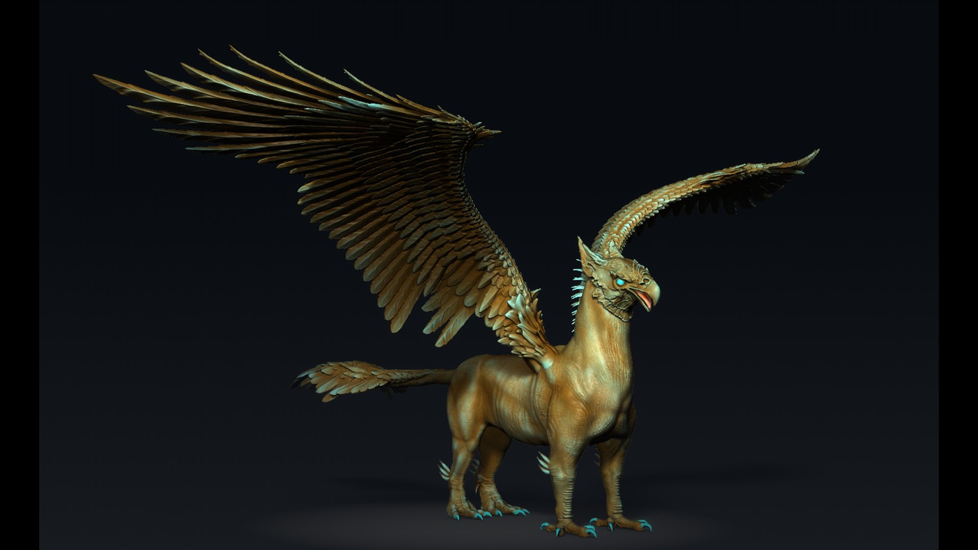 Dark Claw Griffin 3D model https://p.turbosquid.com/ts-thumb/QI/9Seumb/OO/07/png/1769345722/1920x1080/fit_q87/0ee4cac45534107c3b1b81ab8f998b77bbbd2ae2/07.jpg