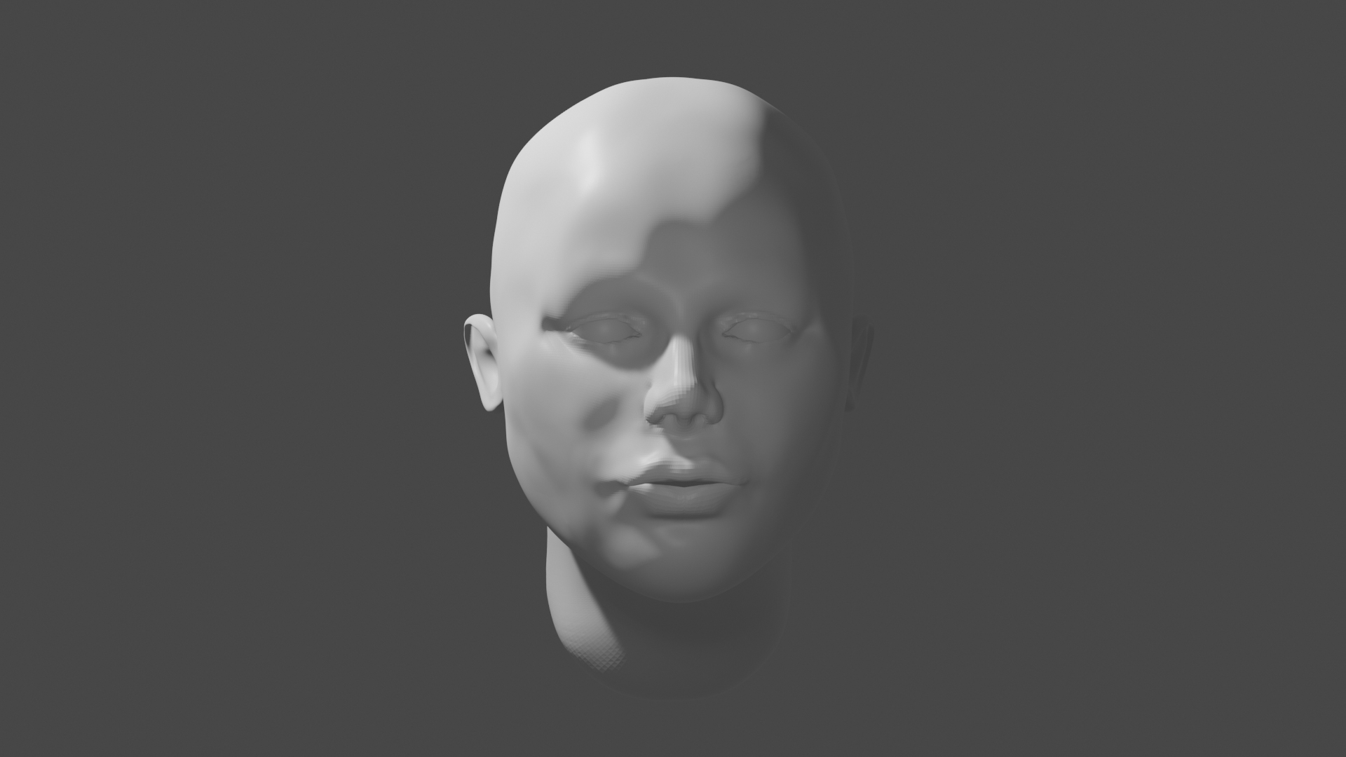 Girl head starter starting 3D - TurboSquid 1575978