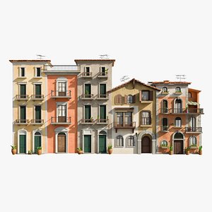 3D Stylized houses pack