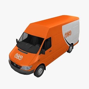 3d model mercedes sprinter tnt