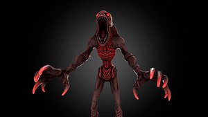 3D Swamp Horror Creature model