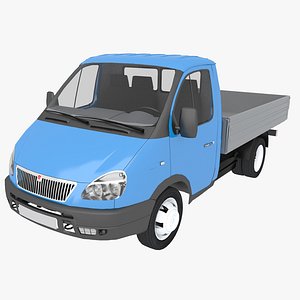 3D model Gaz Gazelle Bort