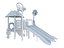 游乐场 ECOPLAY 400 速度儿童