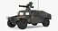 3d model hmmwv tow missile carrier