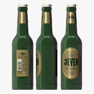 3d bottle jever beer model