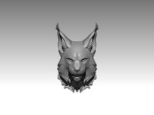 cat head puma 3D