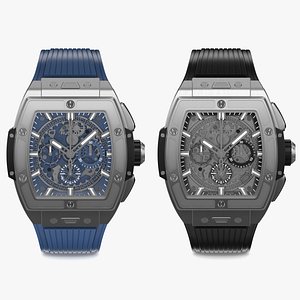 All the colors of the Hublot Spirit Of Big Bang Titanium Ceramic 42mm 3D model