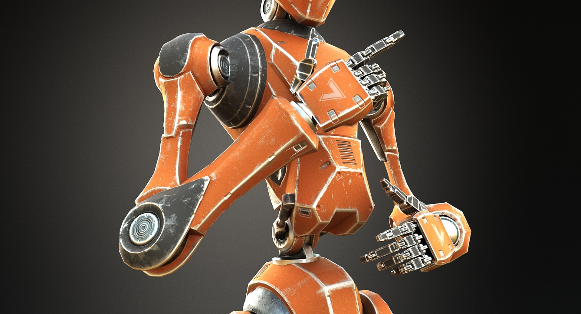 3D Model Worker Bot - TurboSquid 1311892