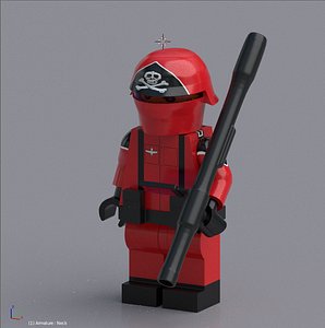 blend lego red shadow figures