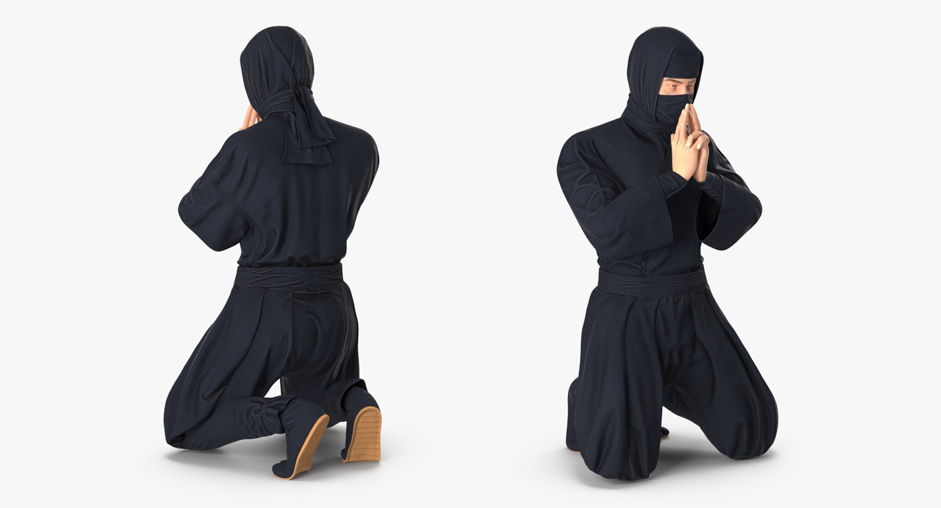 Ninja rigged model - TurboSquid 1499441