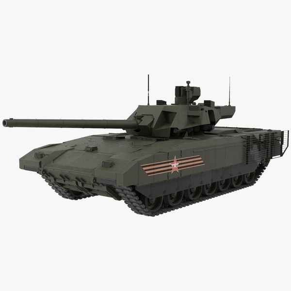 t-14 armata green clean 3d model