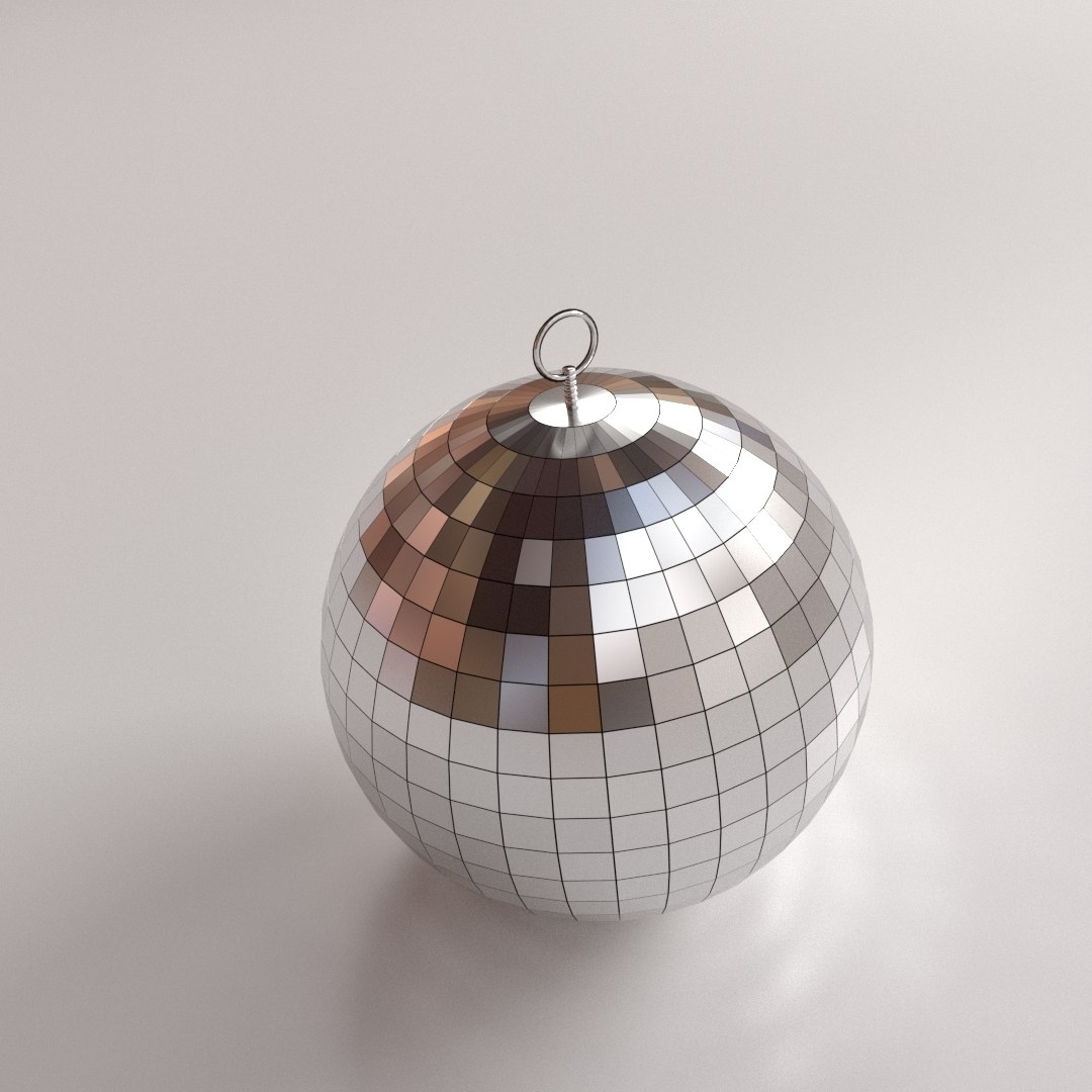 Disco Ball 3D model https://p.turbosquid.com/ts-thumb/QI/fEUYDz/2N/pic3/jpg/1636364521/1920x1080/fit_q87/2c3114262fcdcfff46a127b69e6fa9df23717a53/pic3.jpg