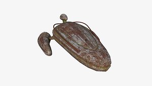 Alien Spaceship UFO H11 Abandoned - Sci Fi Spacecraft Design 3D model