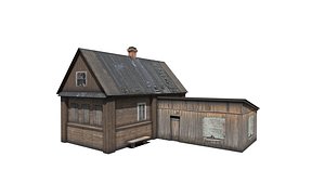 3D model Village House Old