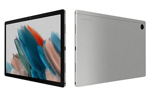 Samsung Galaxy Tab A8 Silver Low Poly model