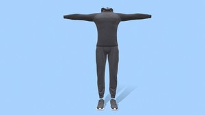 Sportswear for man 3D model