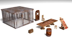 3D dungeon furniture