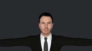 Ben Affleck Hyper Realistic Full Body Fully Rigged 3D Character 3D