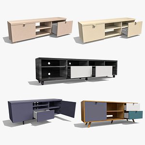 3D TV Stand Collection model