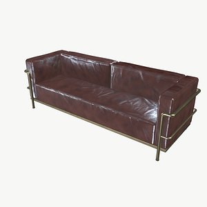 3D Leather Sofa