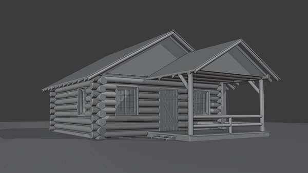 Log Cabin 3D model - TurboSquid 1795686