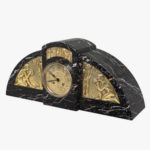 Art Deco Marble Clock