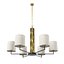 Officina Luce Flaire 415 bb 22 Art Deco Round Chanelier