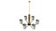 Officina Luce Flaire 415 bb 22 Art Deco Round Chanelier