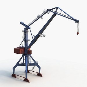 crane port 3D model