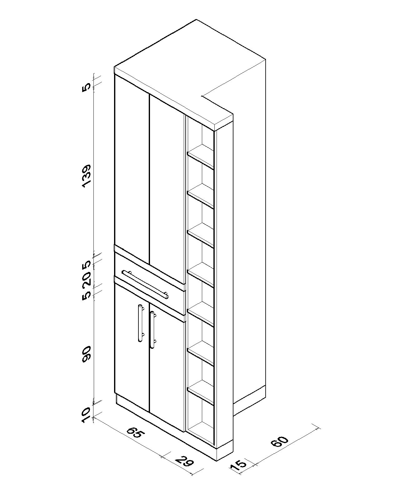 Furniture cabinet 3D model - TurboSquid 1404993