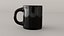Taza de café negra