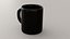 Taza de café negra