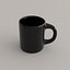 Taza de café negra