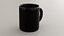 Taza de café negra