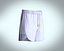 Mens running short with mesh fabric
