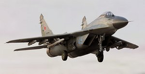Russian Fighter Jet Mikoyan MiG-29 Fulcrum