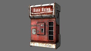 cold drink dispenser machine 3D model
