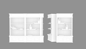 Colonial Secret Bookcase