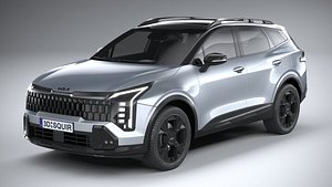 3D Kia Sportage X-Line 2026