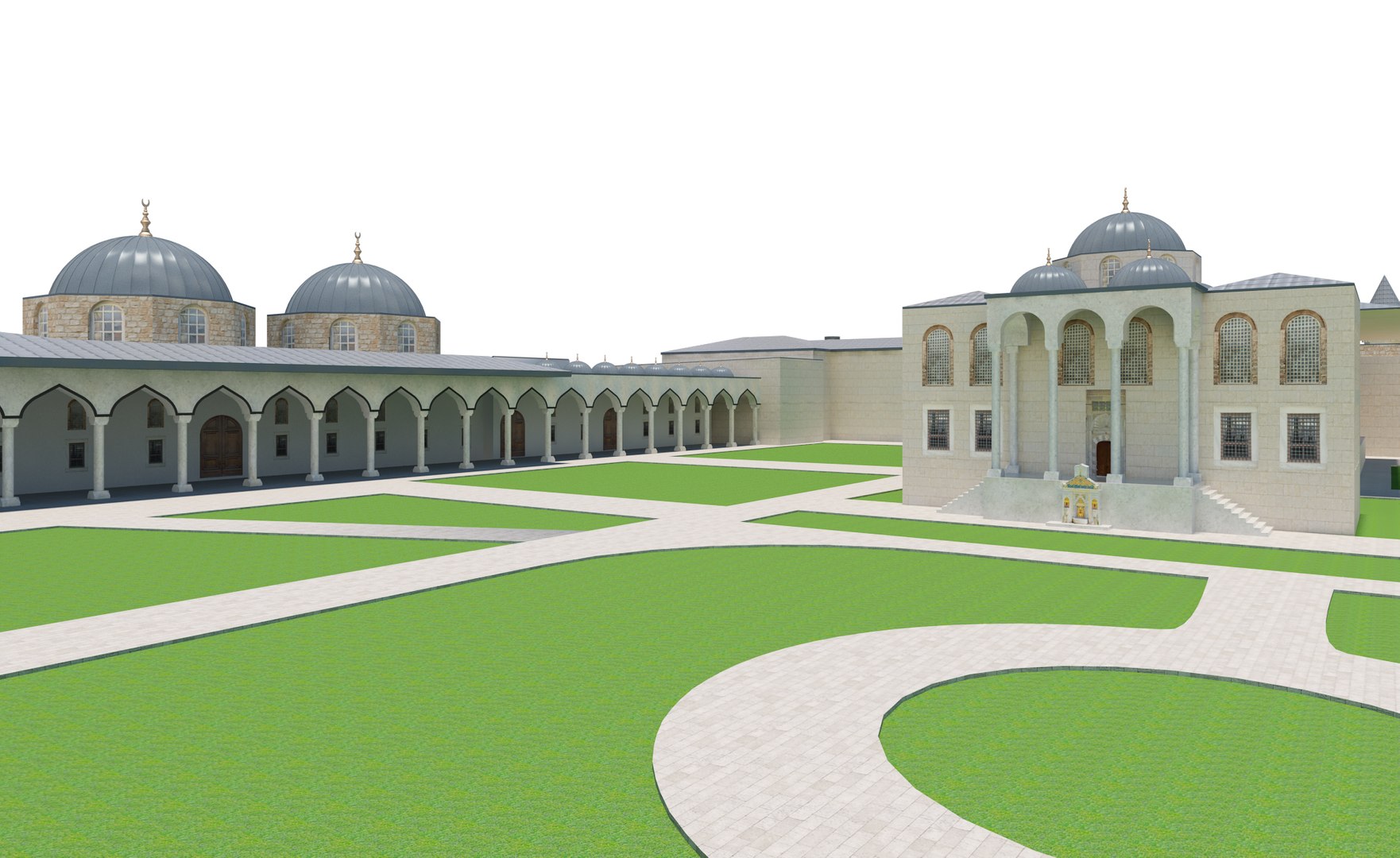 3D Palace Topkapi Exterior - TurboSquid 1525477