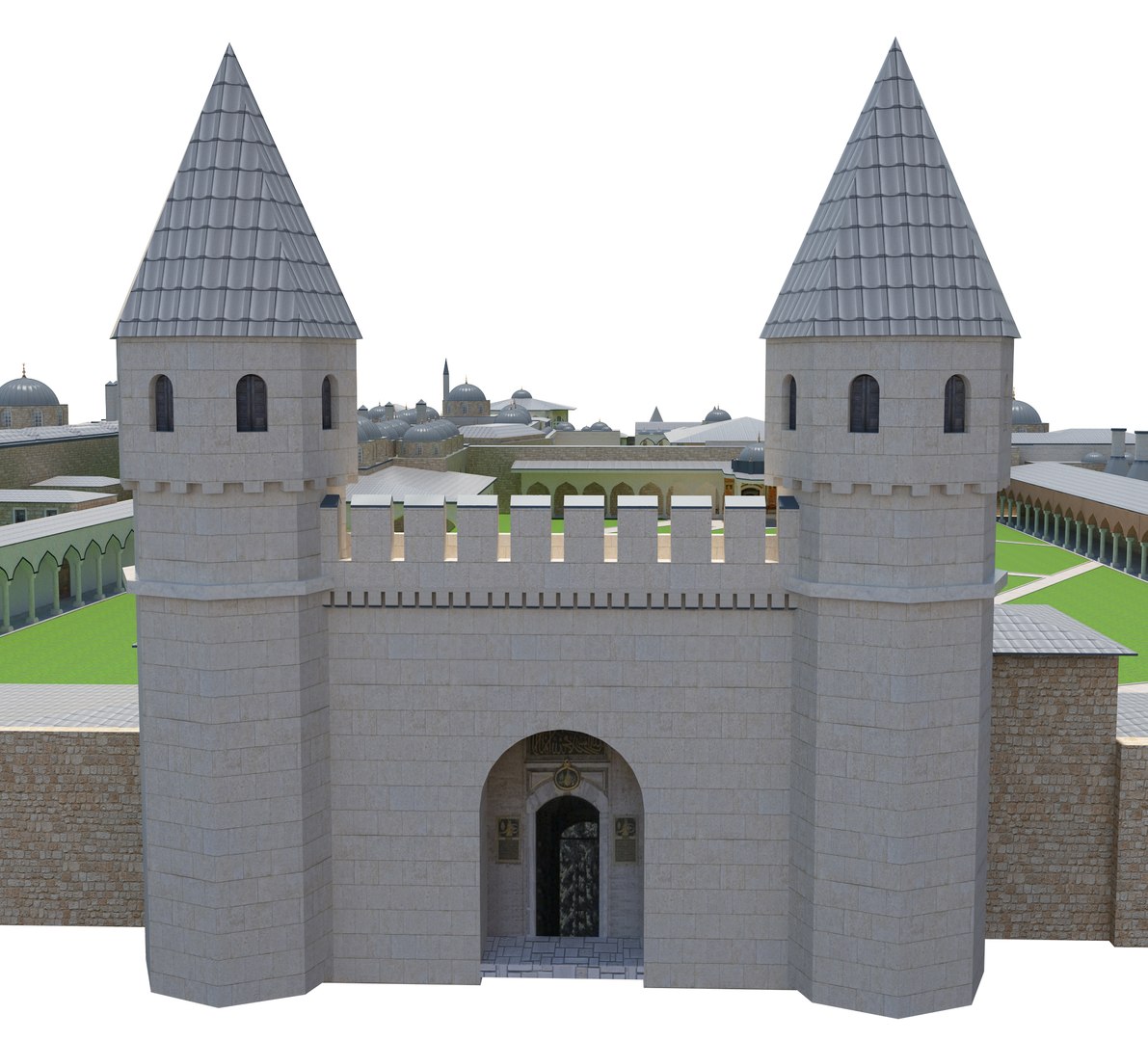 3D Palace Topkapi Exterior - TurboSquid 1525477