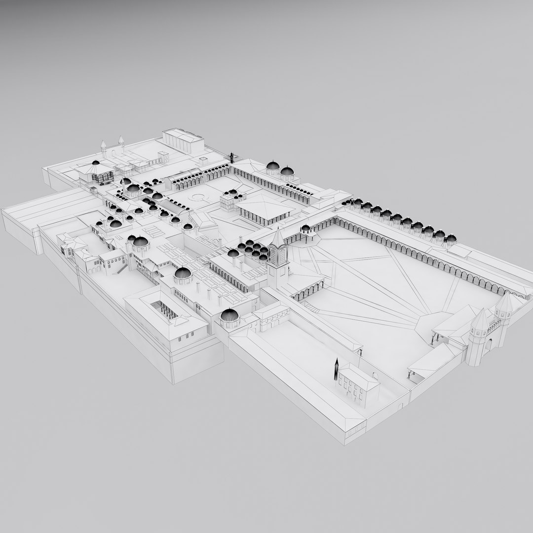 3D Palace Topkapi Exterior - TurboSquid 1525477